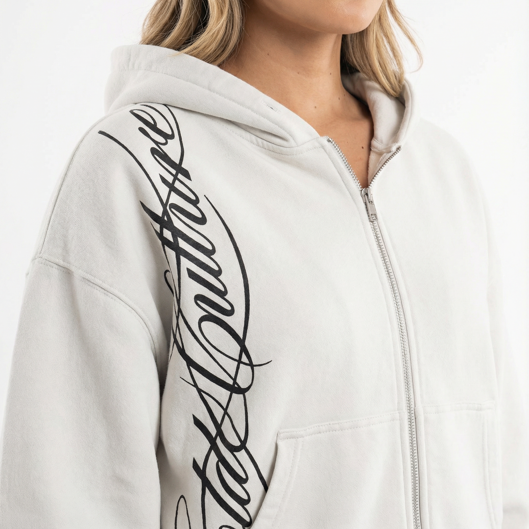 Sudadera Oversize con Cremallera Unisex