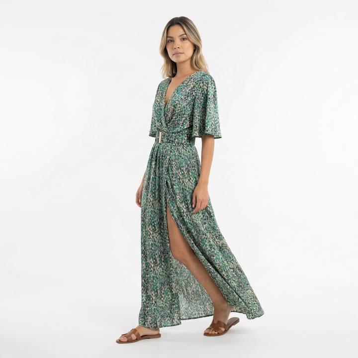 Vestido Largo Boho con Abertura