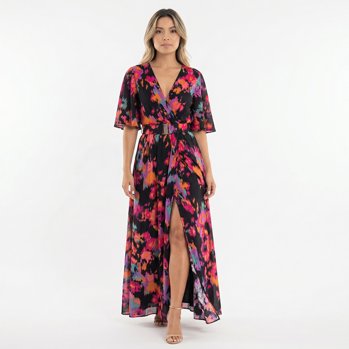 Vestido Largo Boho con Abertura