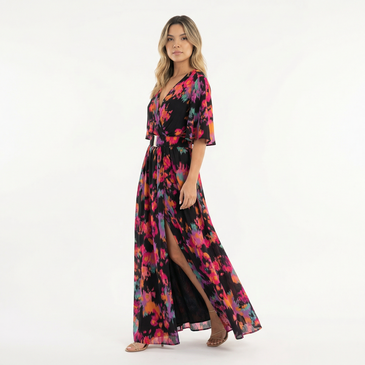 Vestido Largo Boho con Abertura
