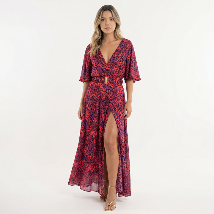 Vestido Largo Boho con Abertura
