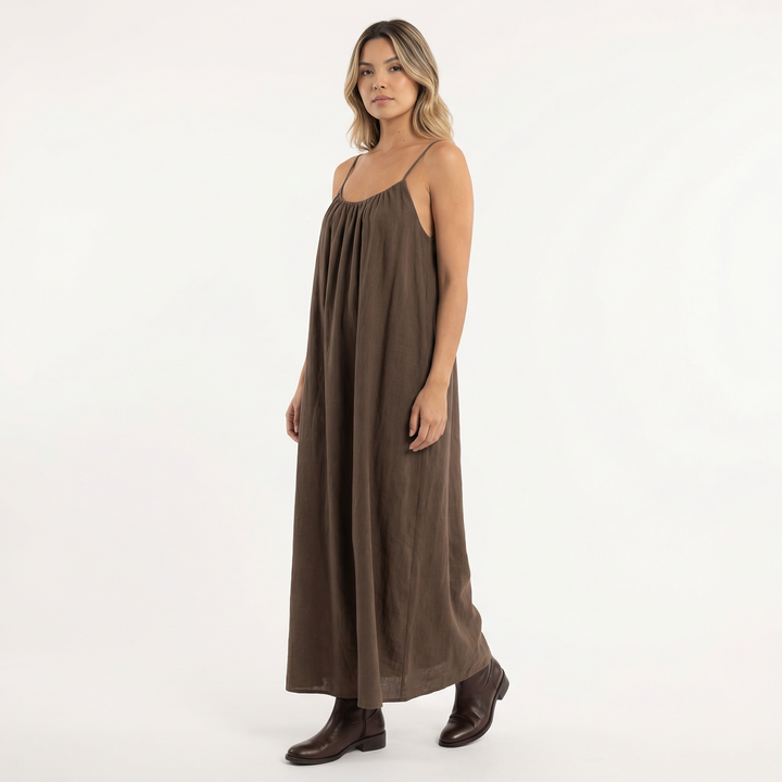 Vestido Largo Tirantes Fluido Verano