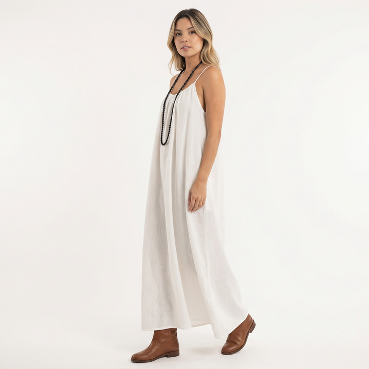 Vestido Largo Tirantes Fluido Verano