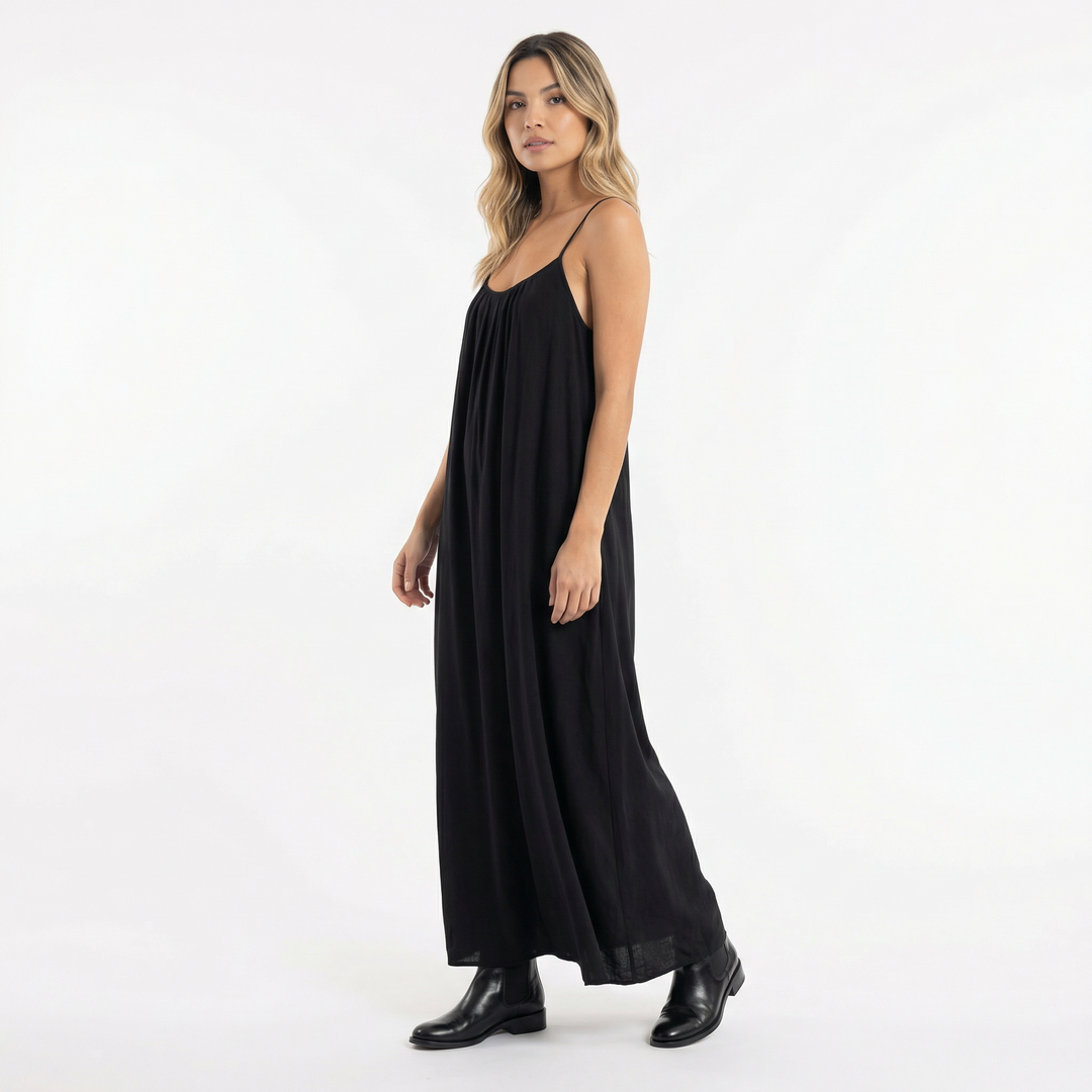 Vestido Largo Tirantes Fluido Verano