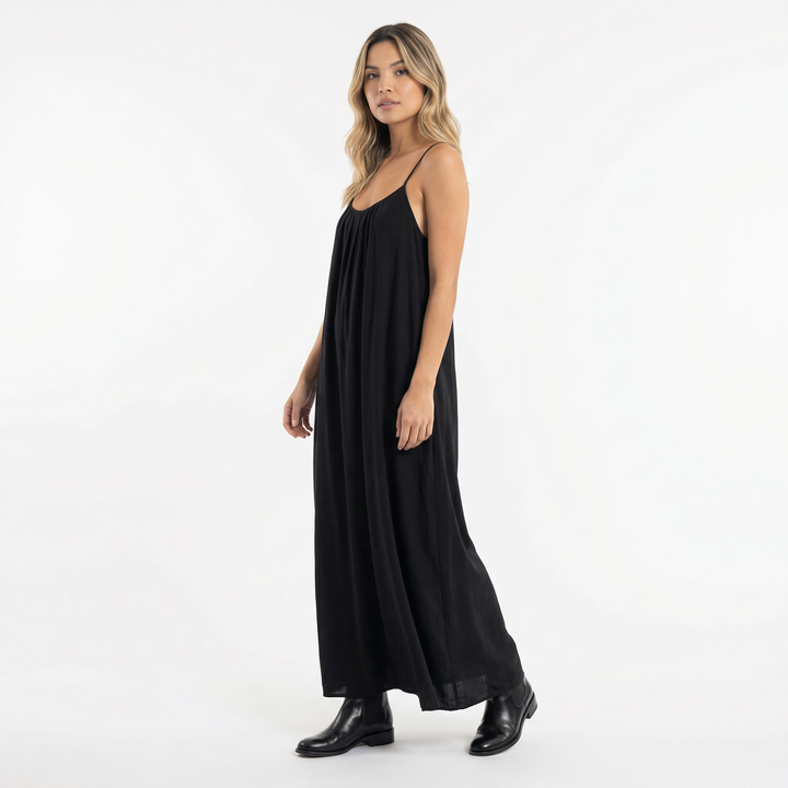 Vestido Largo Tirantes Fluido Verano
