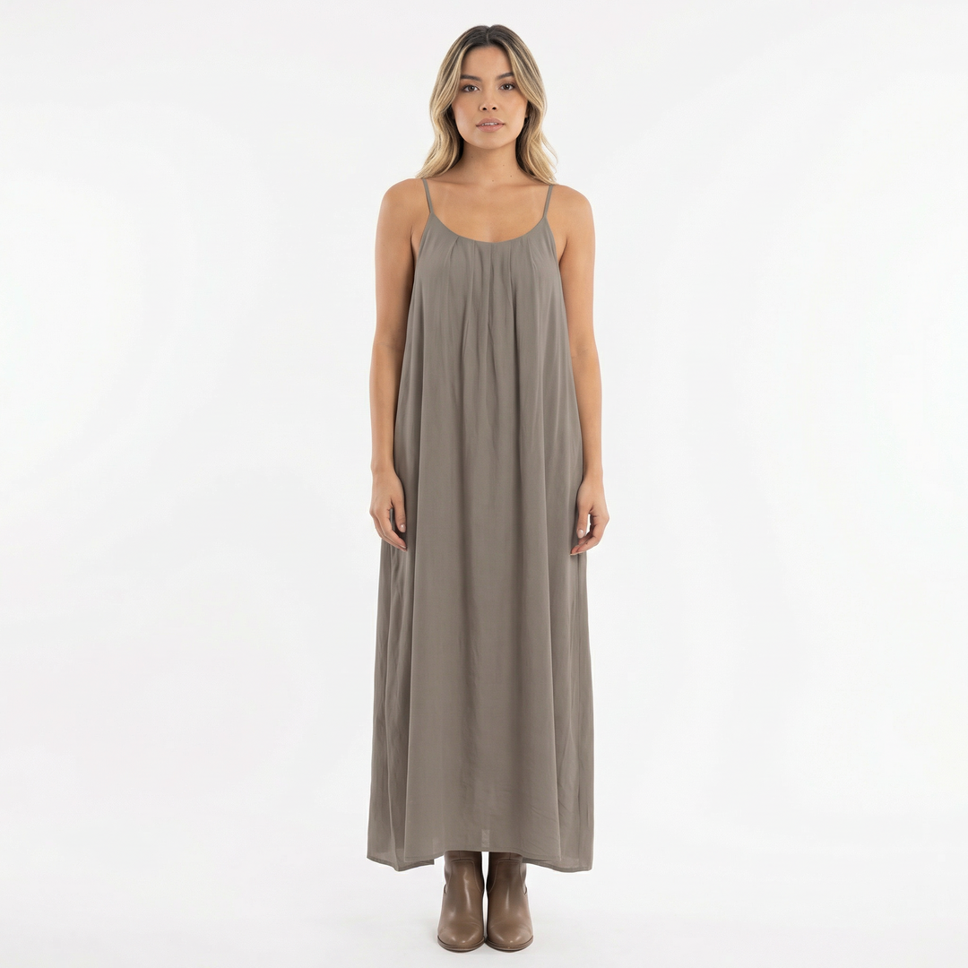 Vestido Largo Tirantes Fluido Verano