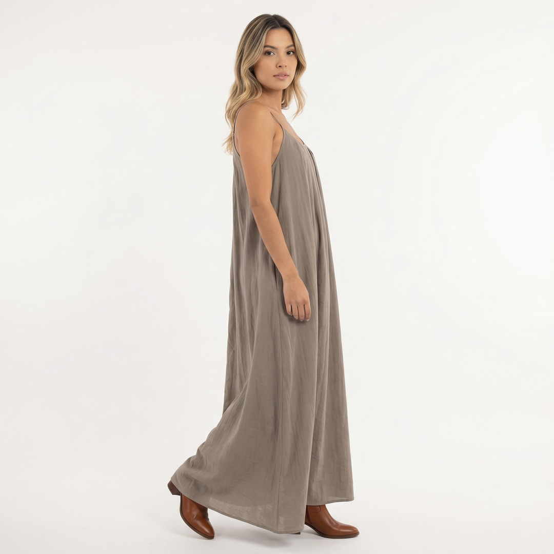 Vestido Largo Tirantes Fluido Verano