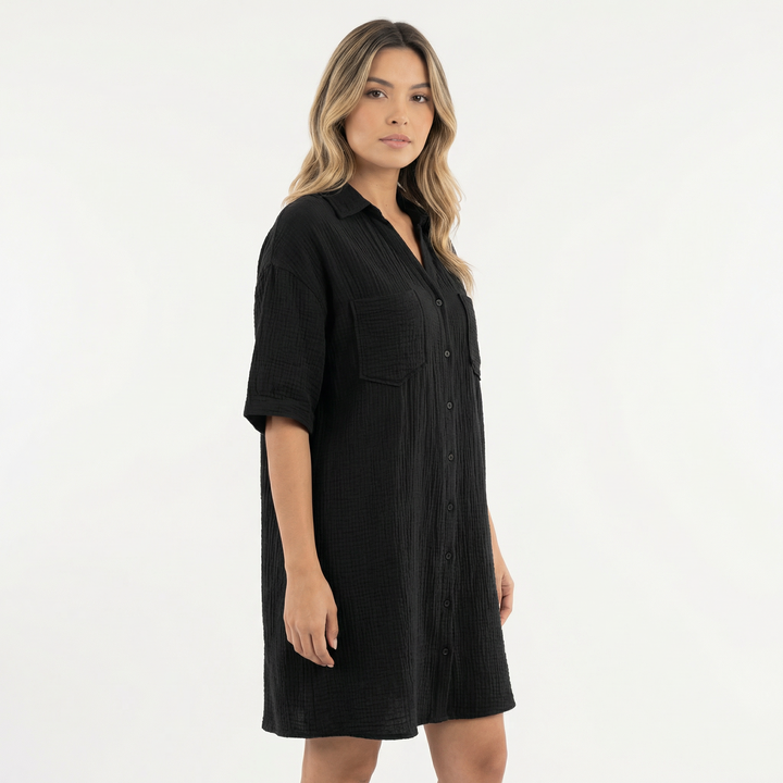 Vestido Camisero Talla Grande