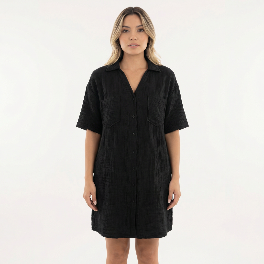 Vestido Camisero Talla Grande