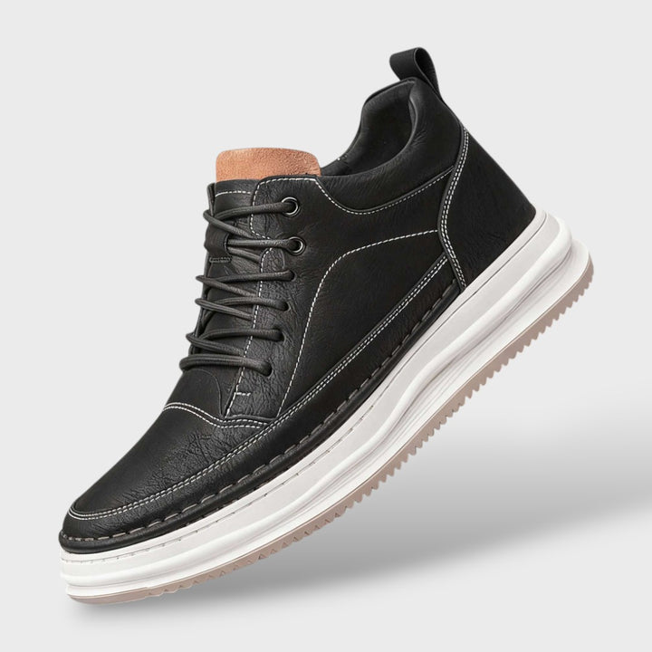 Zapatillas Piel Texturizada Hombre