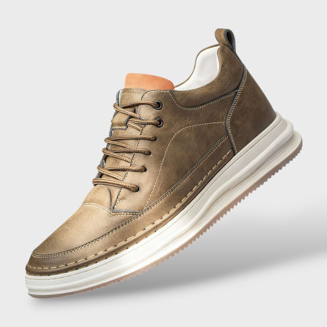 Zapatillas Piel Texturizada Hombre