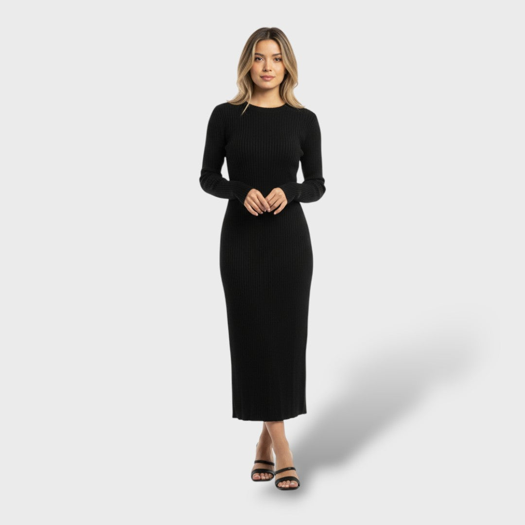 Vestido Largo Merino 100% Mujer