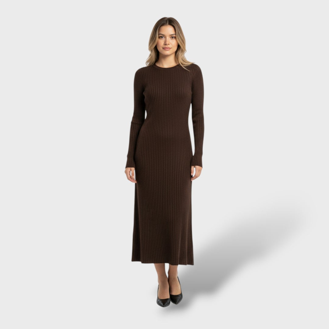 Vestido Largo Merino 100% Mujer