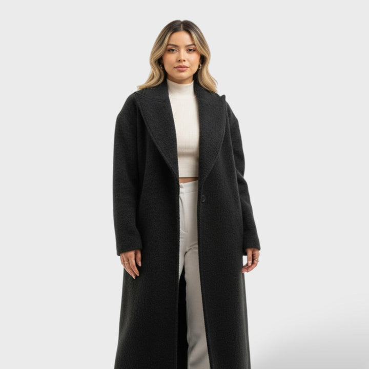 Abrigo Femenino Oversized Largo de Invierno