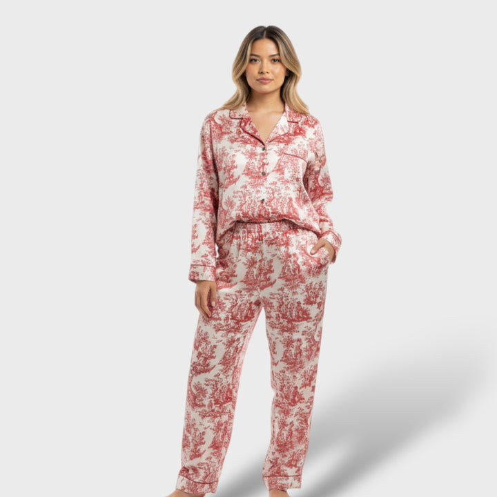 Pijama Floral Mujer Confort Elegante