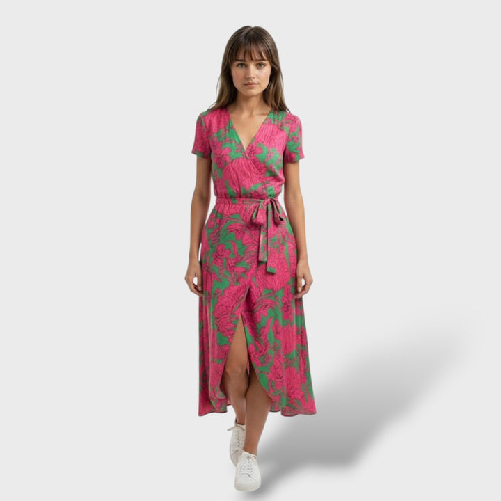 Vestido Floral de Gala Elegancia y Sofisticación