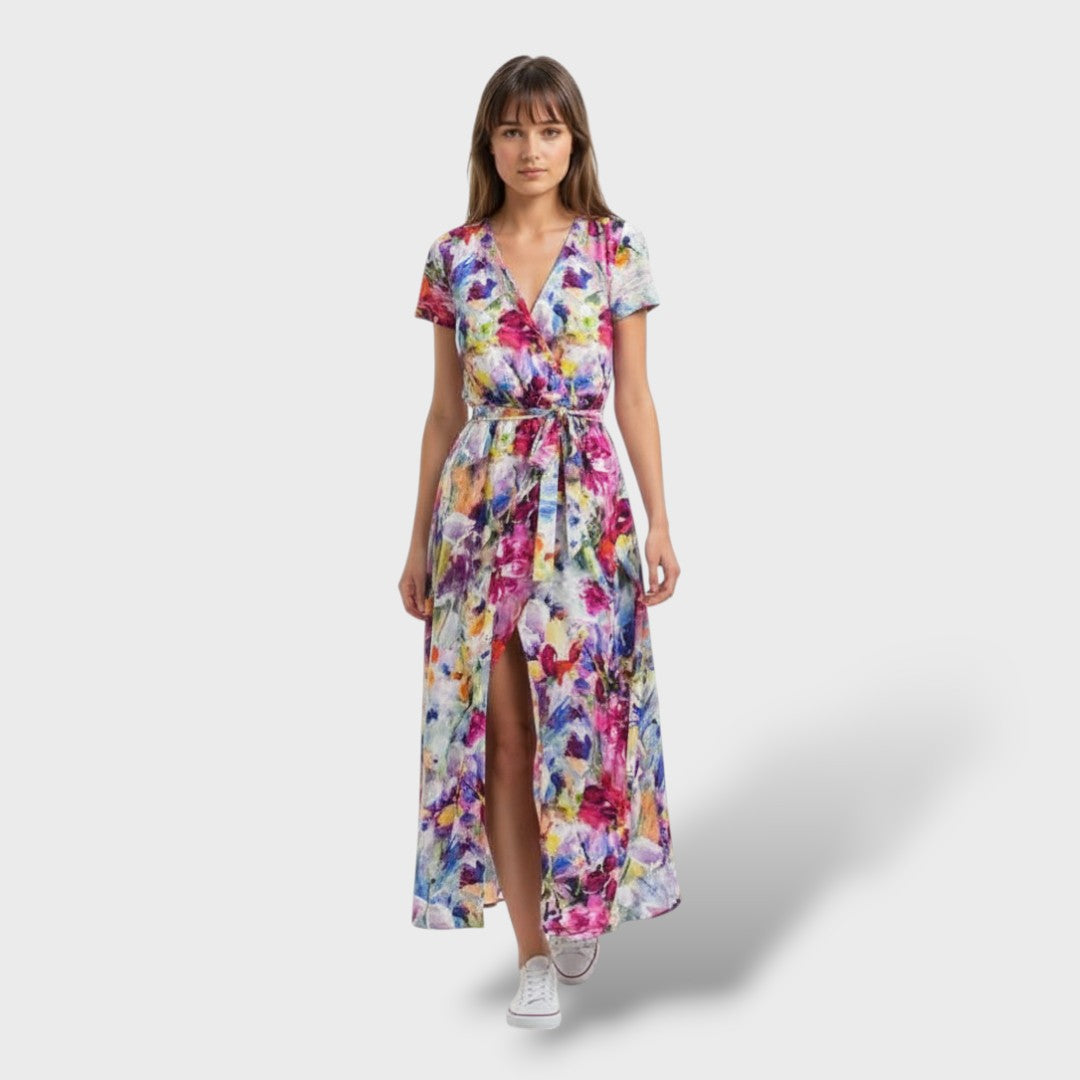 Vestido Floral de Gala Elegancia y Sofisticación