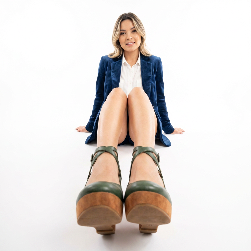 Sandalias tacón plataforma Mary Jane