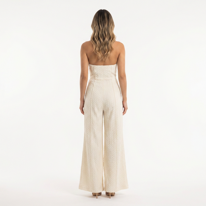 Conjunto satén halter asimétrico