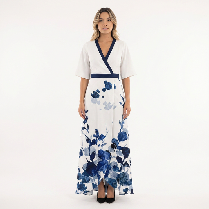 Vestido largo maxi floral mujer