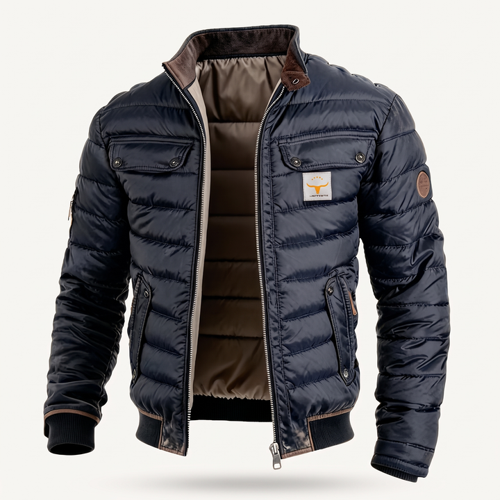 Chaqueta Acolchada Casual de Hombre