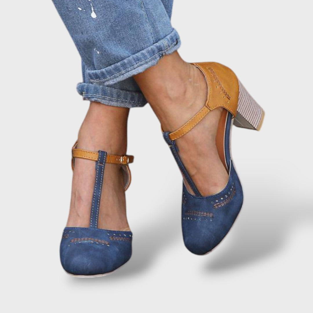 Tacones elegantes cómodos mujer