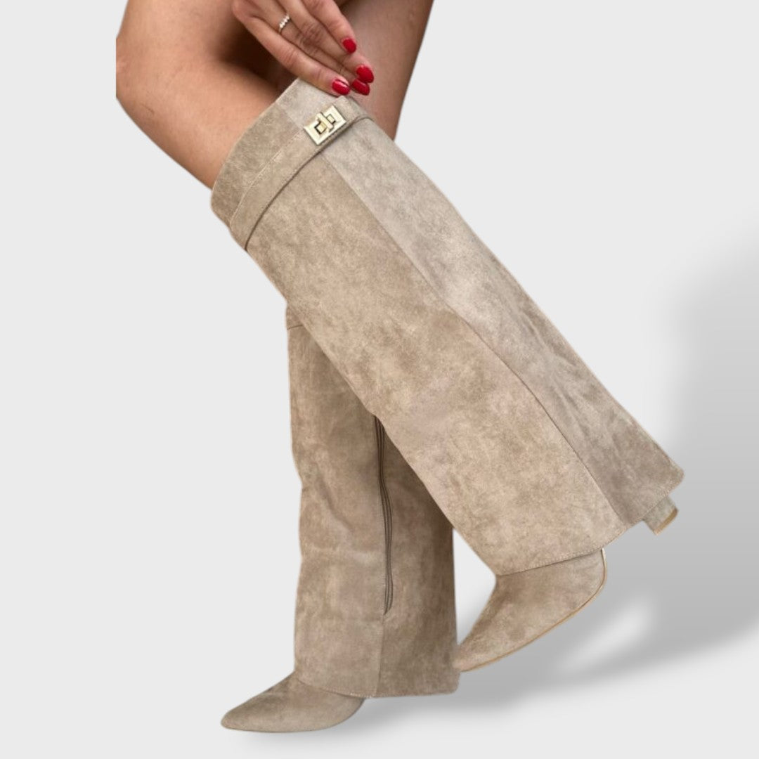Cristela™ | Botas cowboy mujer altura rodilla