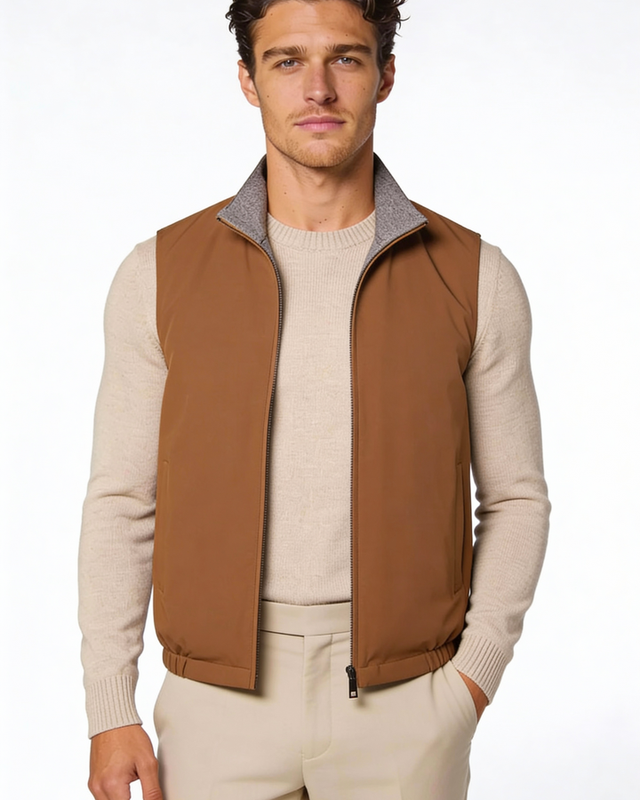 Chaleco reversible ligero de hombre