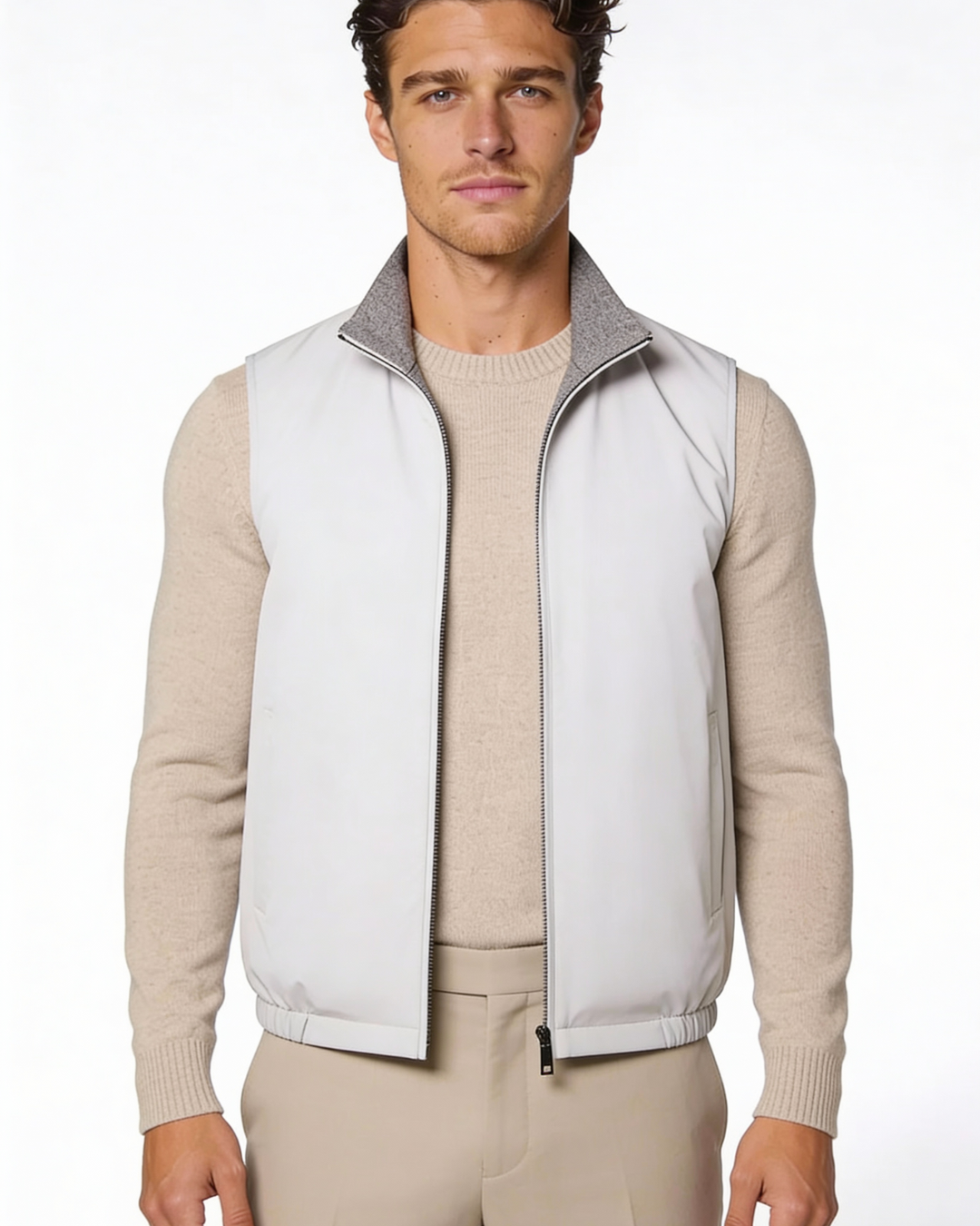 Chaleco reversible ligero de hombre