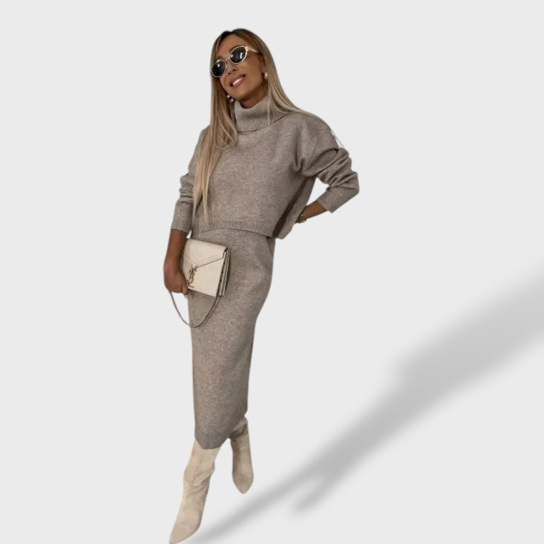 Valentina™ | Conjunto Suéter Cuello Alto