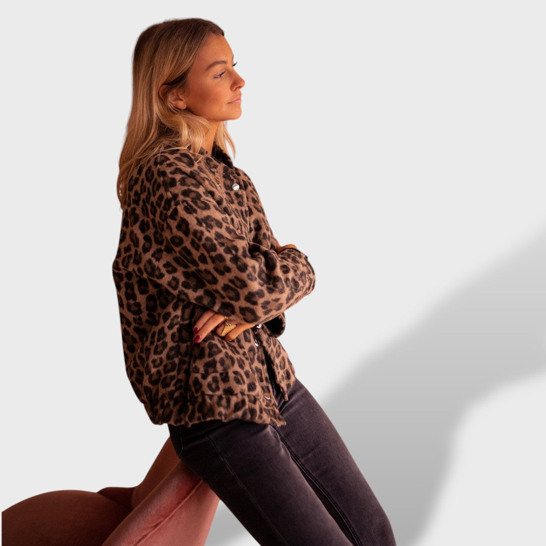 Charlene™ | Chaqueta Leopardo Moda