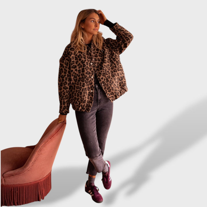Charlene™ | Chaqueta Leopardo Moda