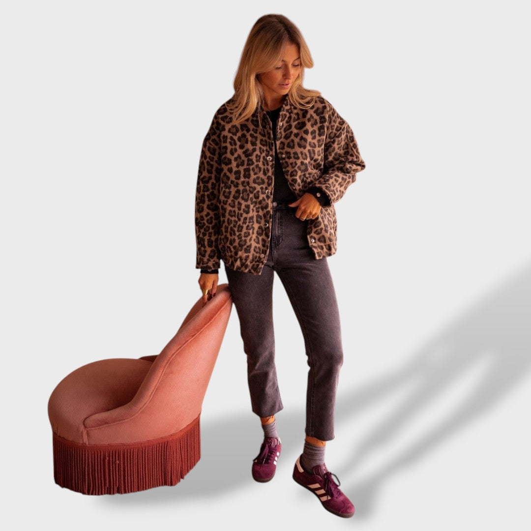 Charlene™ | Chaqueta Leopardo Moda