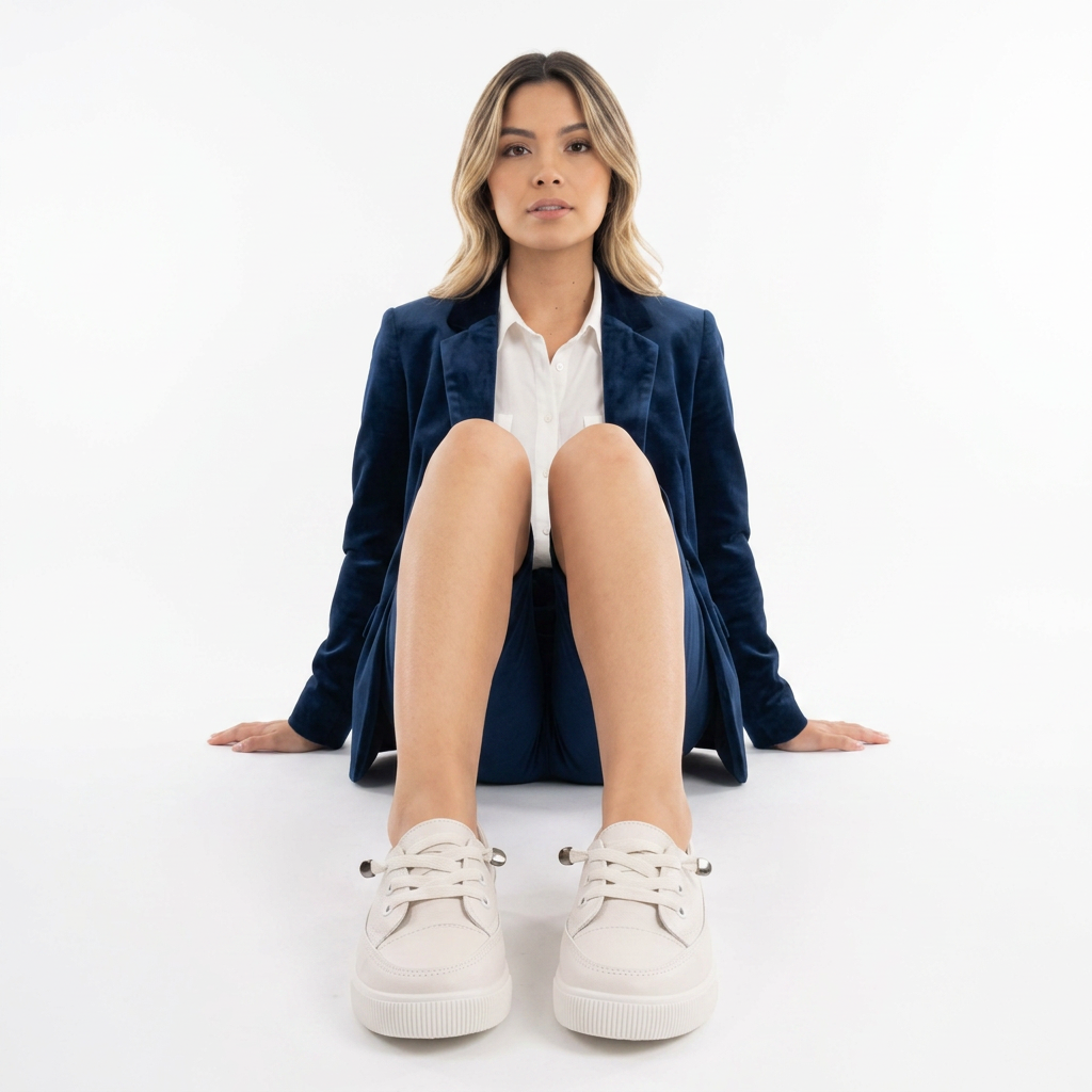 Zapatillas Blancas Confort Ortopédico