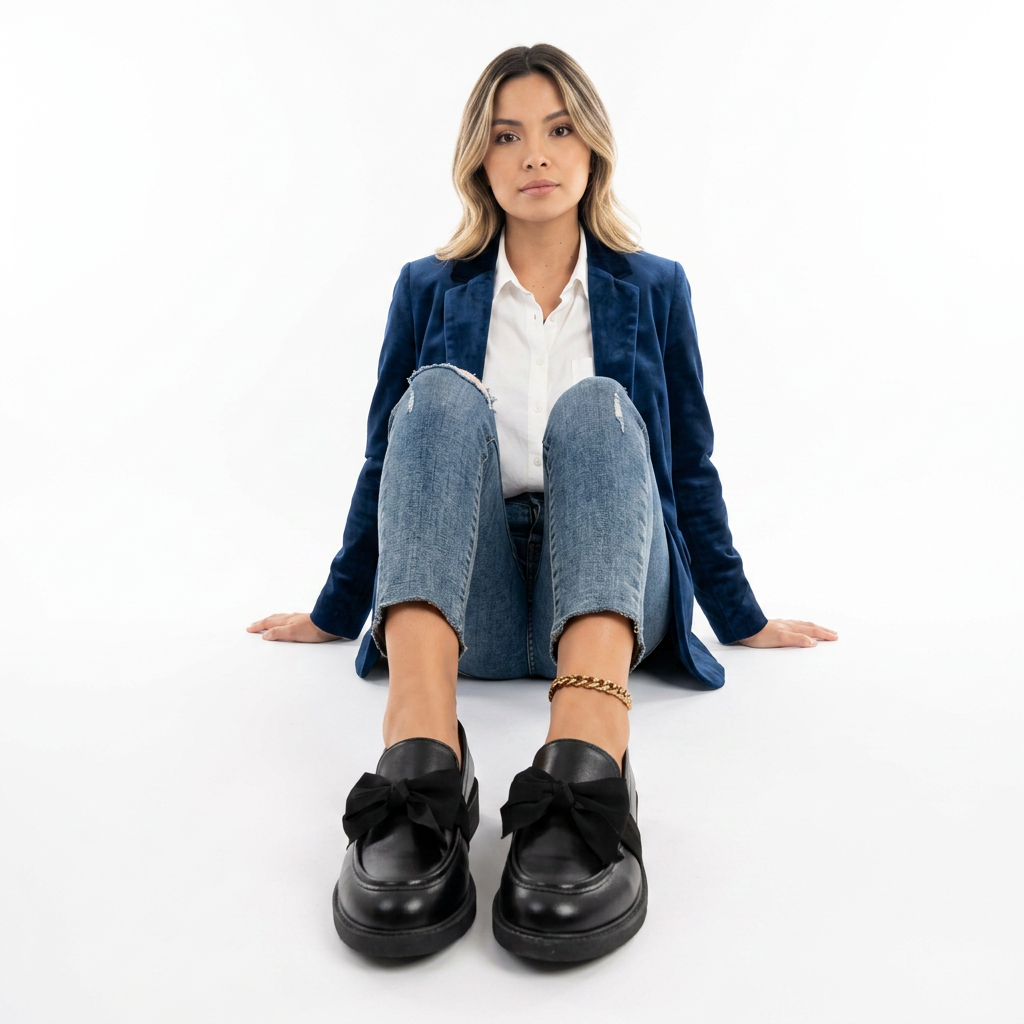 Mocasines Ortopédicas Charol Lazo Penny Loafer