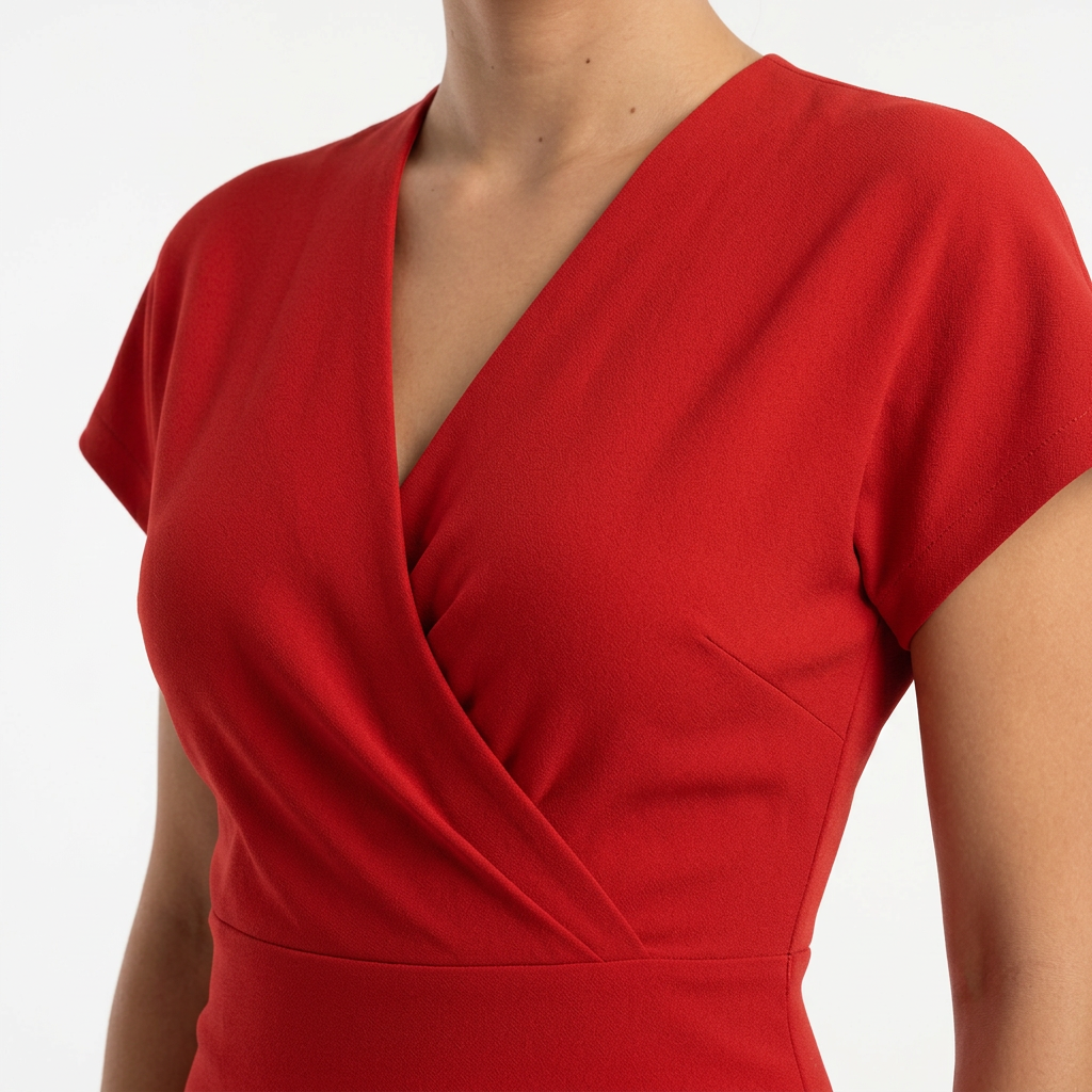 Vestido Midi Cruzado Elegante