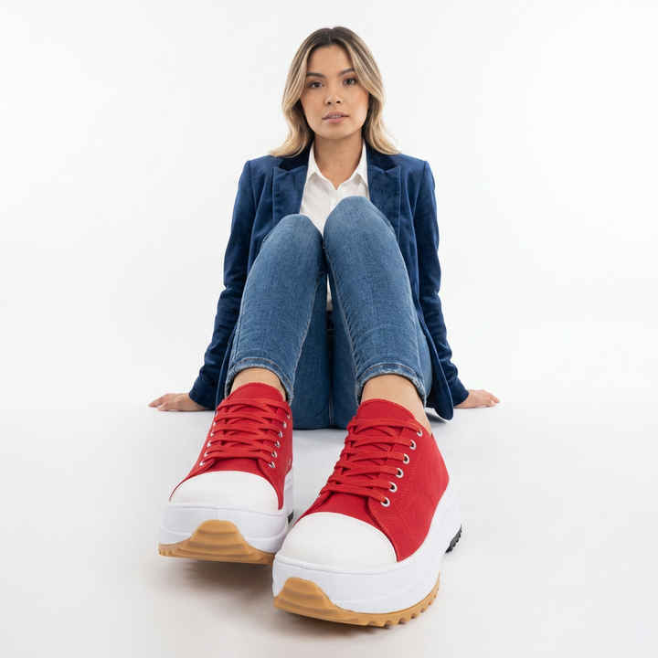 Zapatillas Ortopédicas Chunky Neón Suela Plataforma