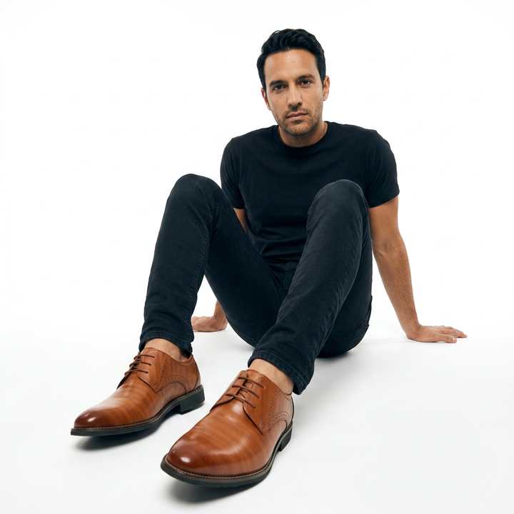 Zapatos Brogue Cordones Hombre