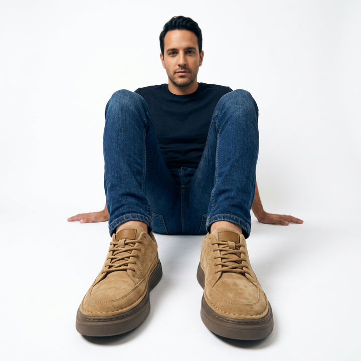 Zapatillas Piel Ante Hombre