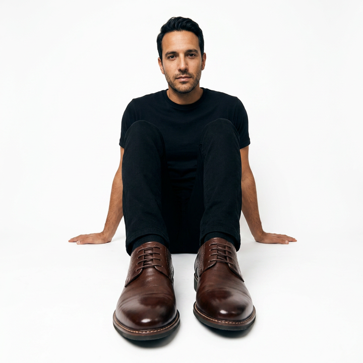 Zapatos Brogue Cordones Hombre