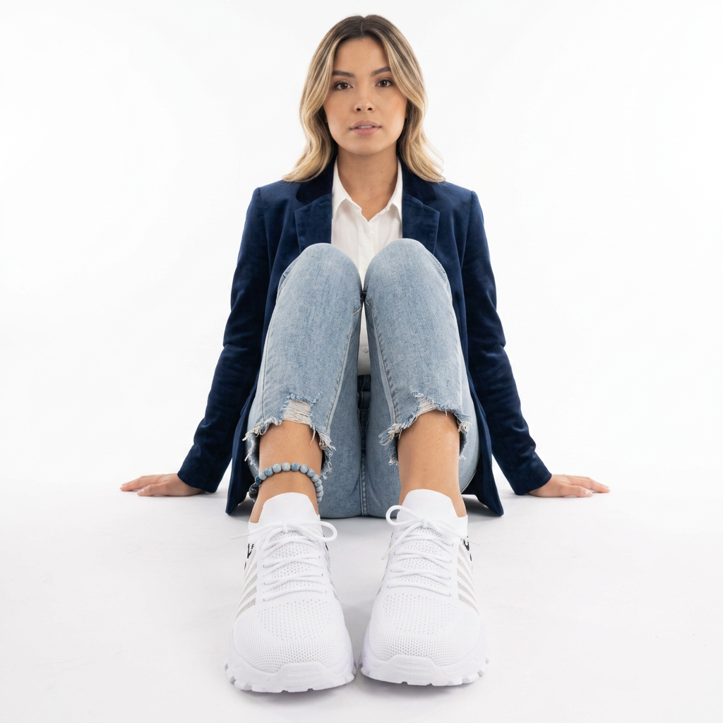 Zapatillas Ortopédicas Knit Leopardo Suela Chunky