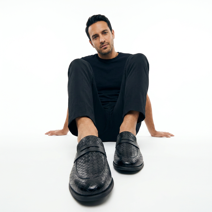 Mocasines Piel Italiana Hombre