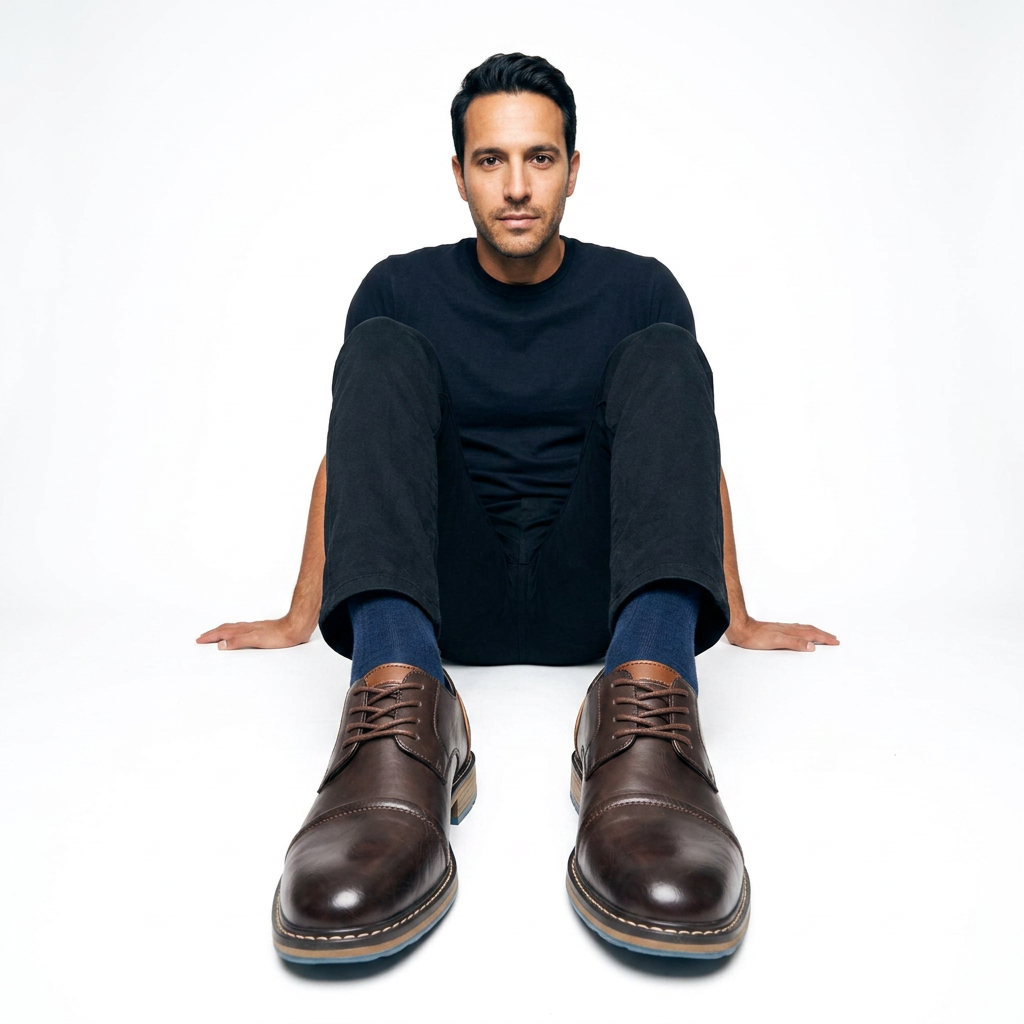 Zapatos Derby Piel Hombre