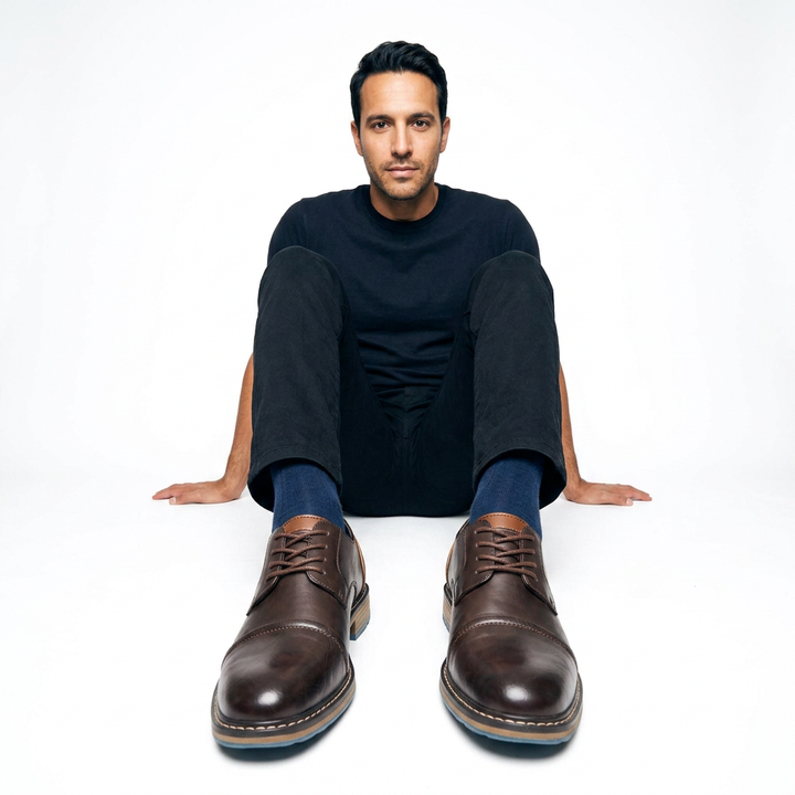Zapatos Derby Piel Hombre