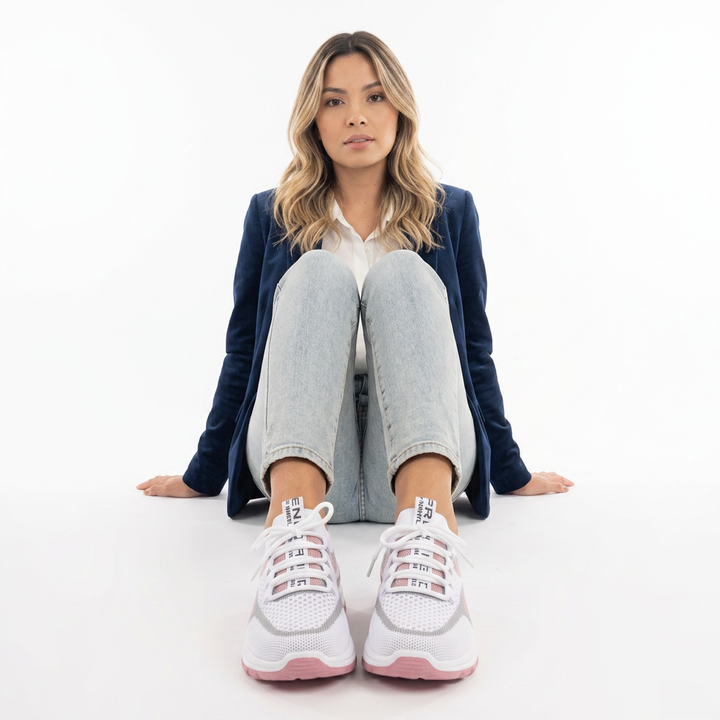 Zapatillas Ortopédicas Knit Multicolor Suela Chunky
