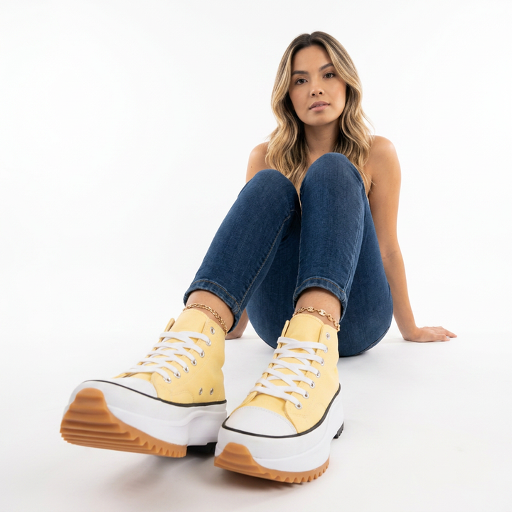 Zapatillas Ortopédicas Chunky Neón Suela Plataforma