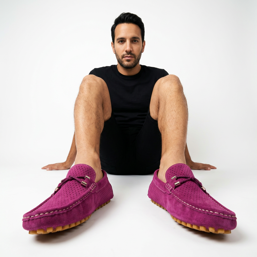 Mocasín Ante Transpirable