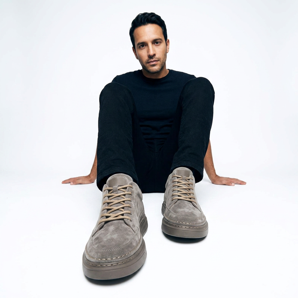 Zapatillas Piel Ante Hombre