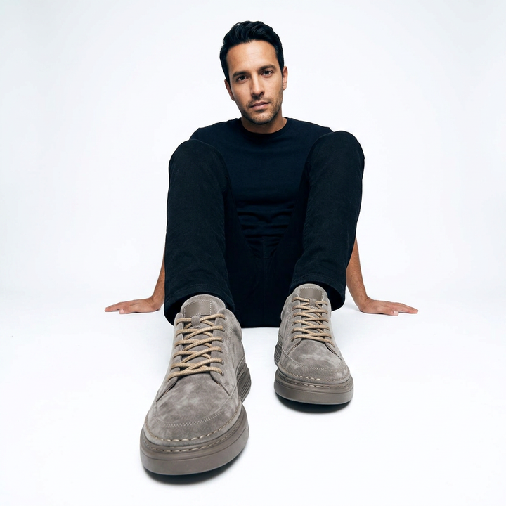 Zapatillas Piel Ante Hombre