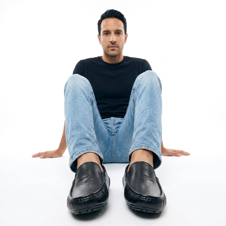 Mocasín Piel Hombre